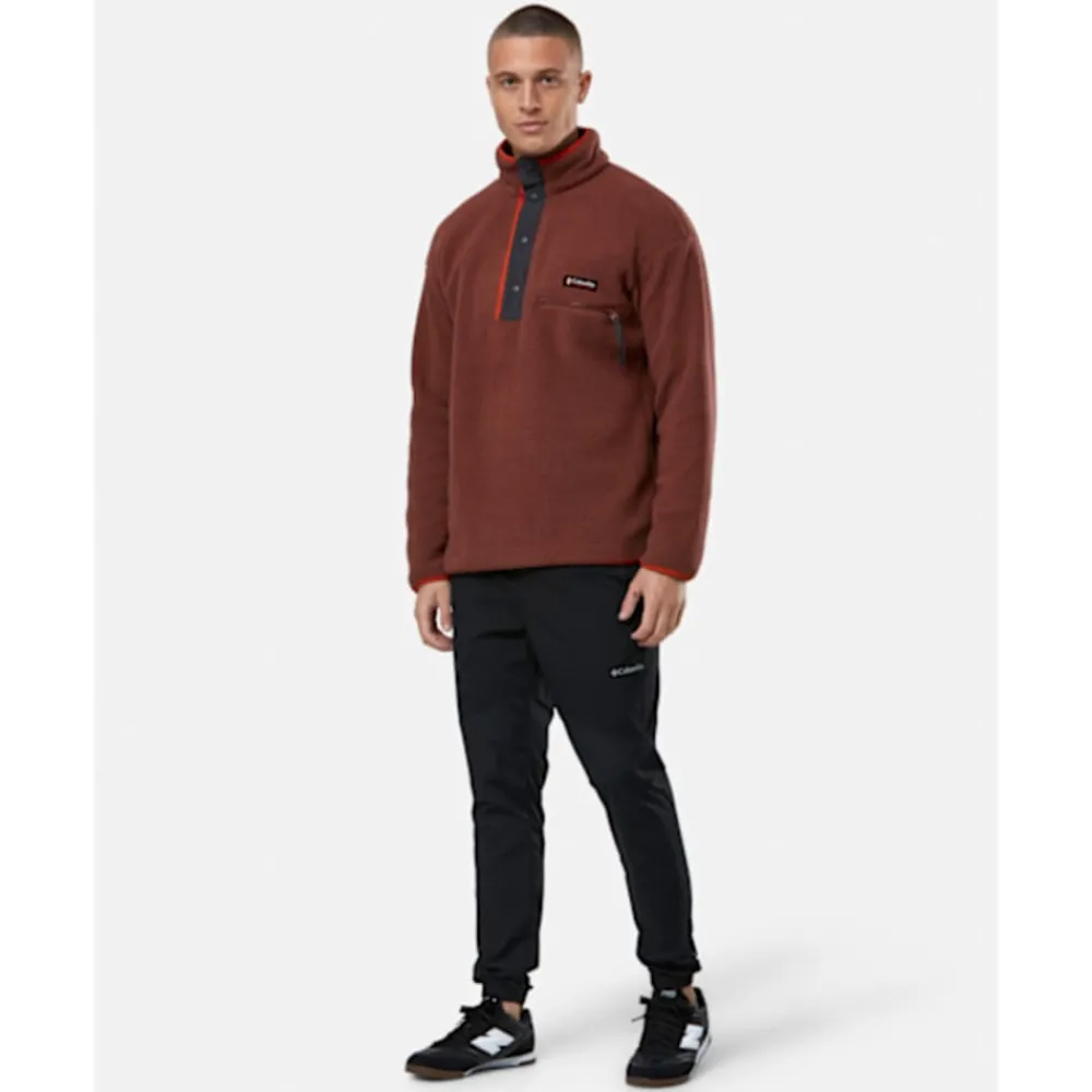Outlet Columbia Mens Helvetia Half Snap Top Fleece Red