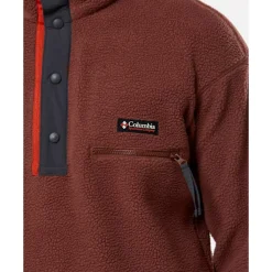 Outlet Columbia Mens Helvetia Half Snap Top Fleece Red
