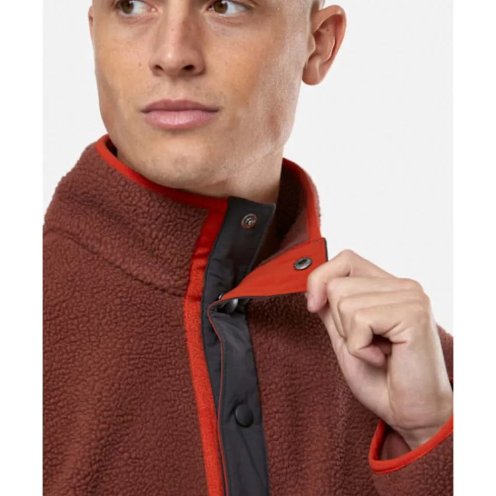 Outlet Columbia Mens Helvetia Half Snap Top Fleece Red
