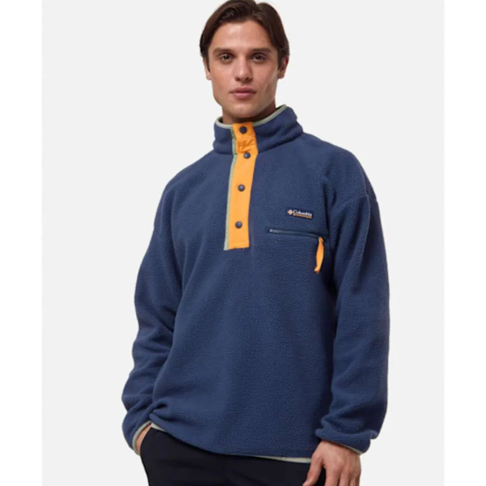 Online Columbia Mens Helvetia Snap Fleece Half Zip Top Navy
