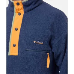 Online Columbia Mens Helvetia Snap Fleece Half Zip Top Navy