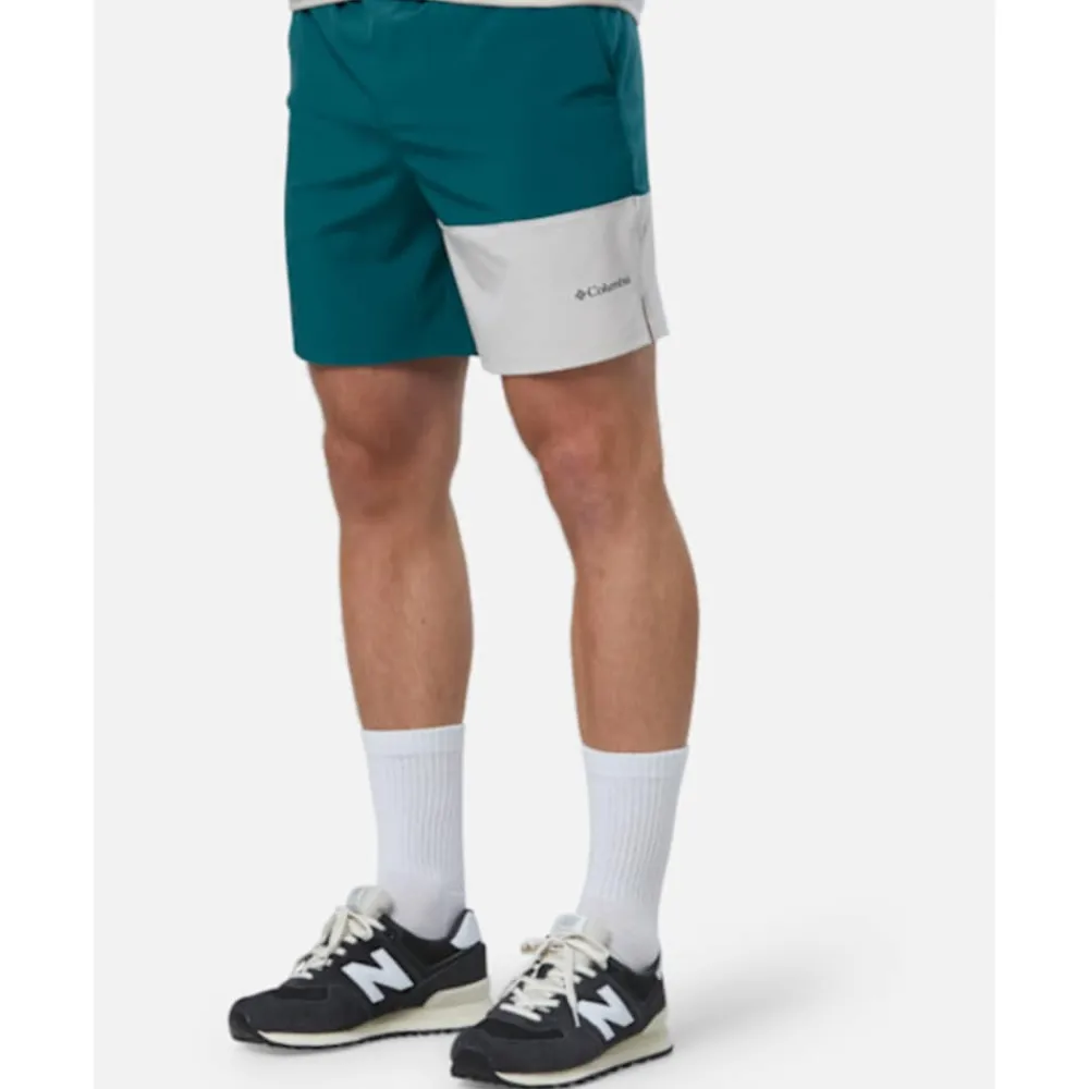 Online Columbia Mens Hike Colour Block Shorts Blue