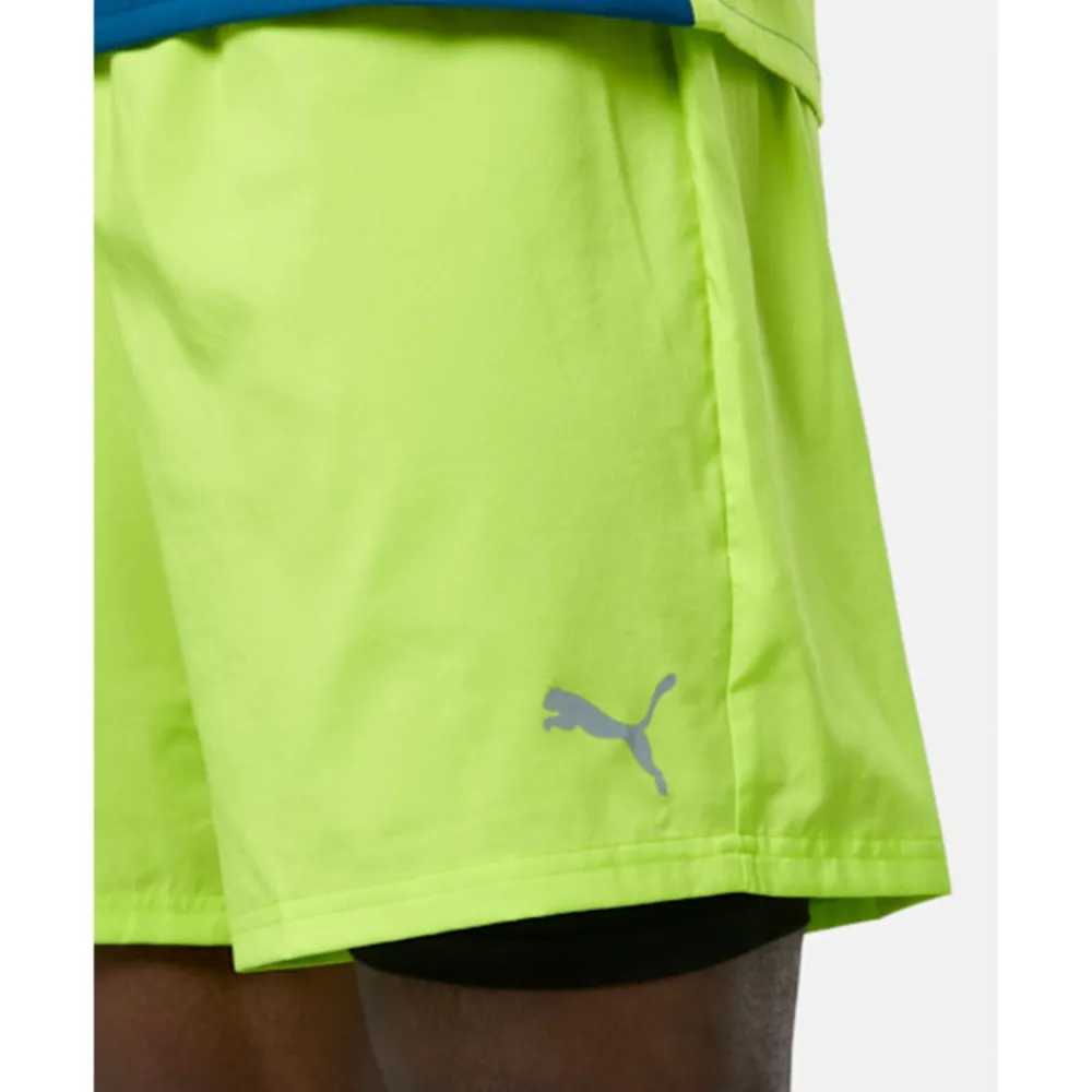 Outlet Puma Mens 2in1 Shorts Yellow