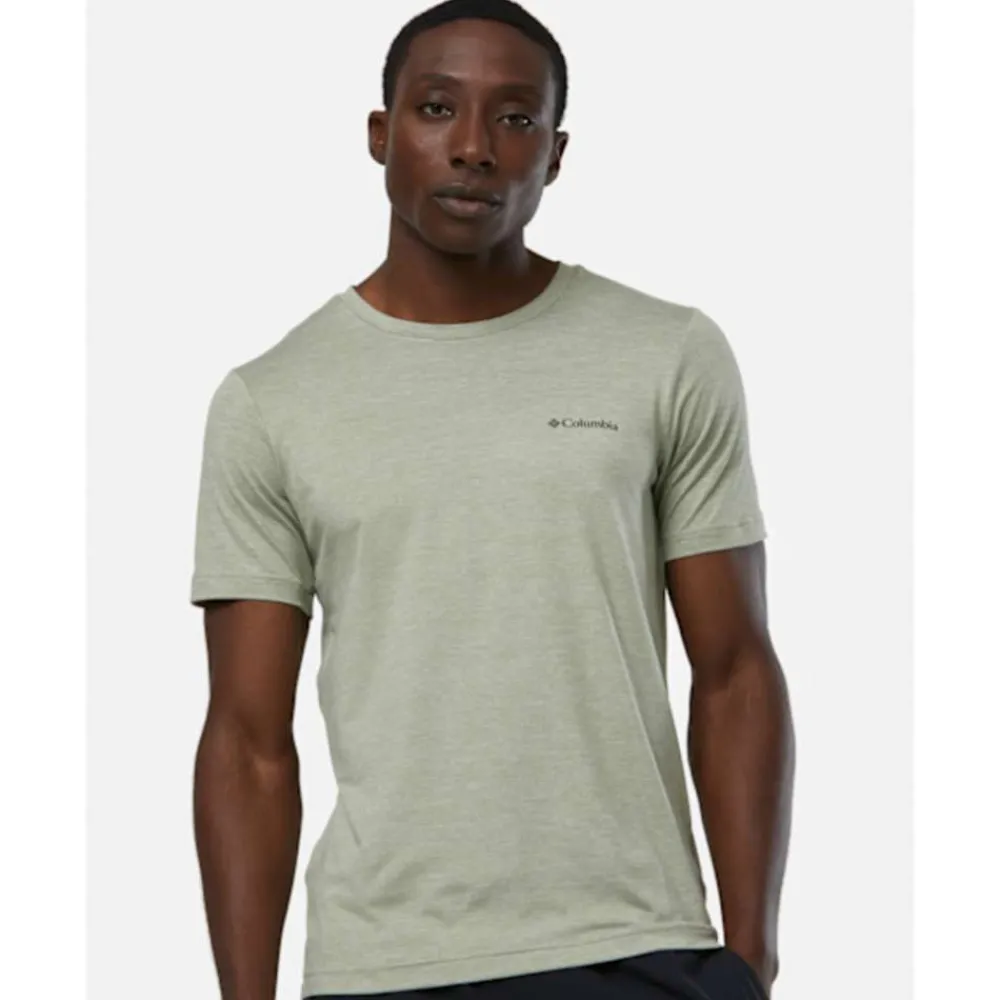 Discount Columbia Mens Kwick Hike Graphic T-Shirt Green