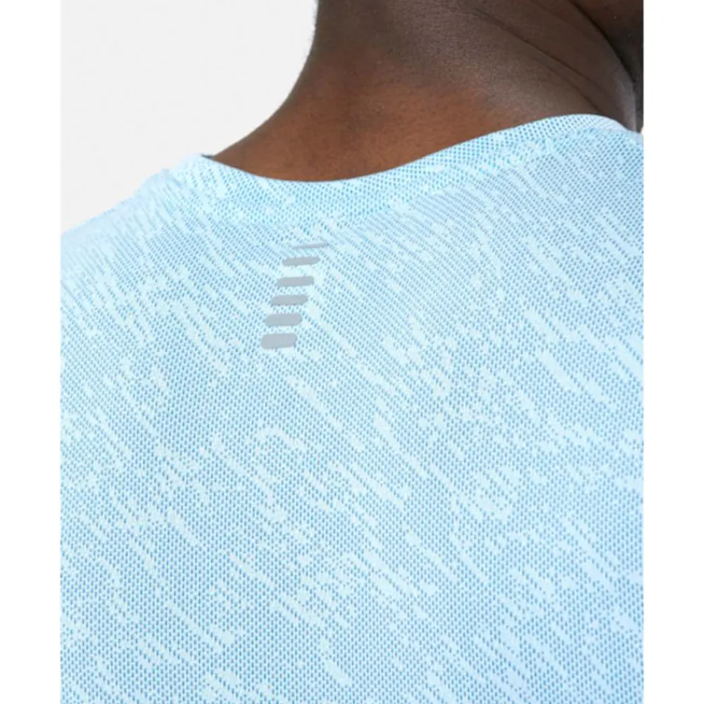 New Under Armour Mens Launch Camo T-Shirt Blue