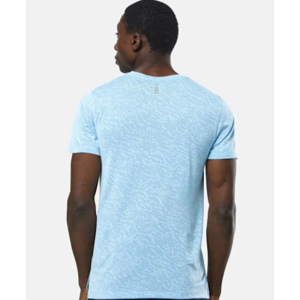 New Under Armour Mens Launch Camo T-Shirt Blue