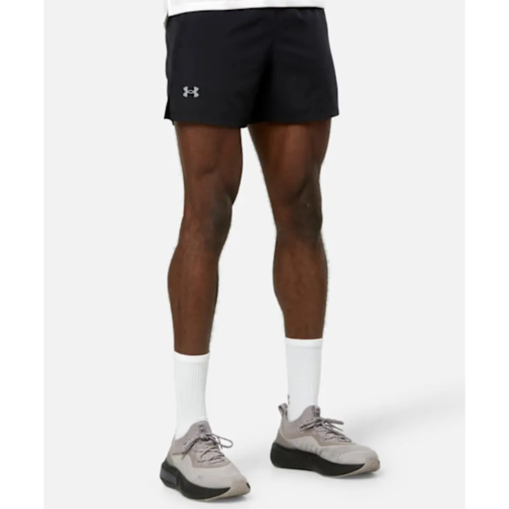 Fashion Under Armour Mens Launch Run 5 Inch Woven Short Black