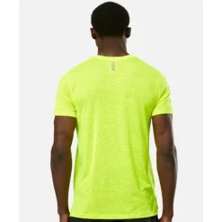 Discount Under Armour Mens Launch Run Camo T-Shirt Yellow