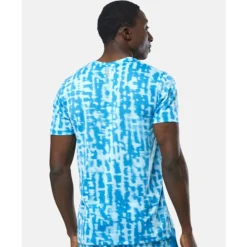 Outlet Under Armour Mens Launch Run Printed T-Shirt Blue
