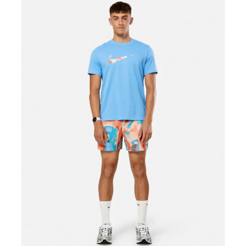 Best Nike Mens Lava Swoosh T-Shirt Blue