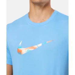 Best Nike Mens Lava Swoosh T-Shirt Blue