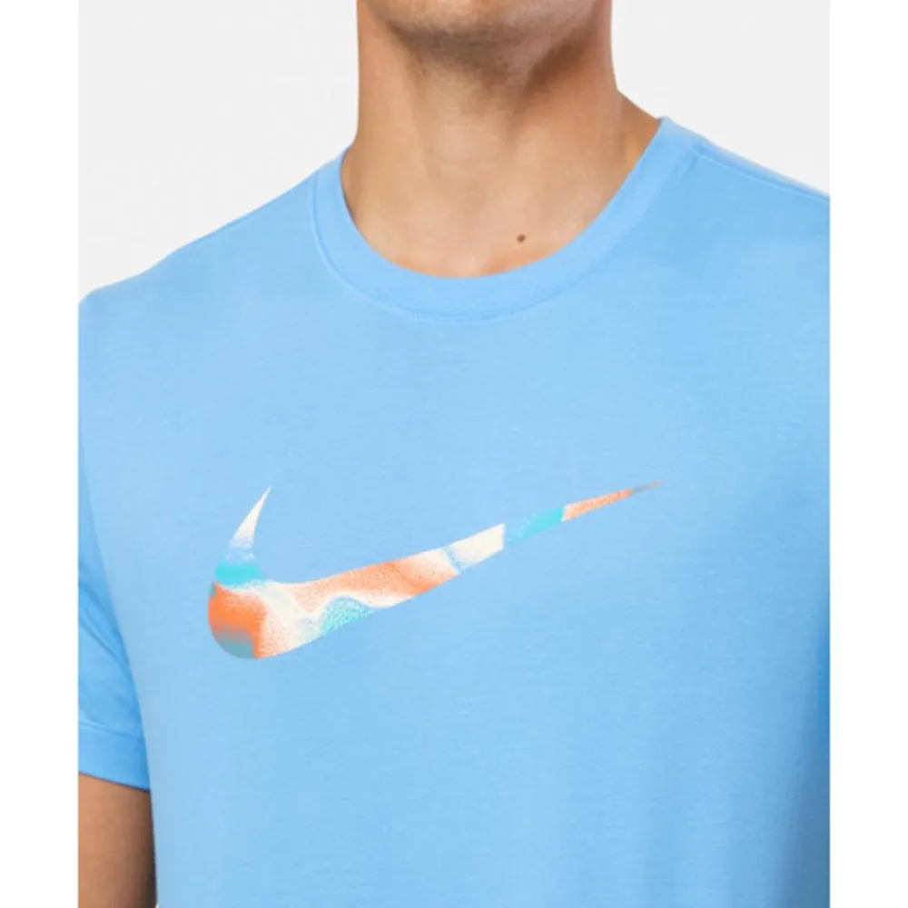 Best Nike Mens Lava Swoosh T-Shirt Blue