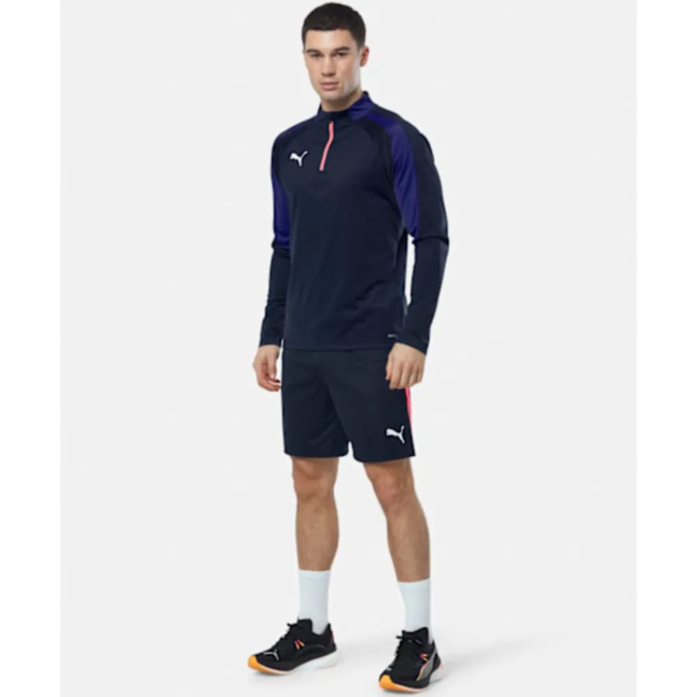 Sale Puma Mens Liga Half Zip Top Navy