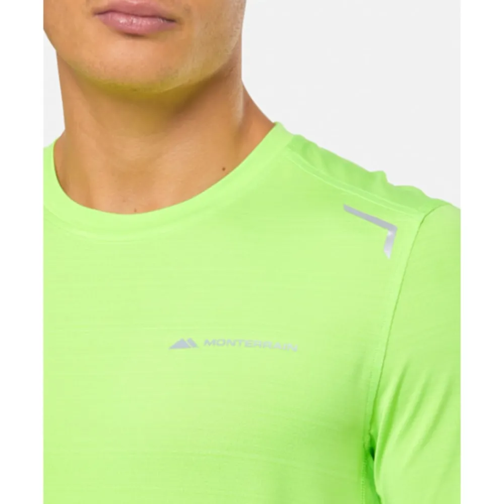 Clearance Monterrain Mens Lyder 3.0 Space T-Shirt Yellow