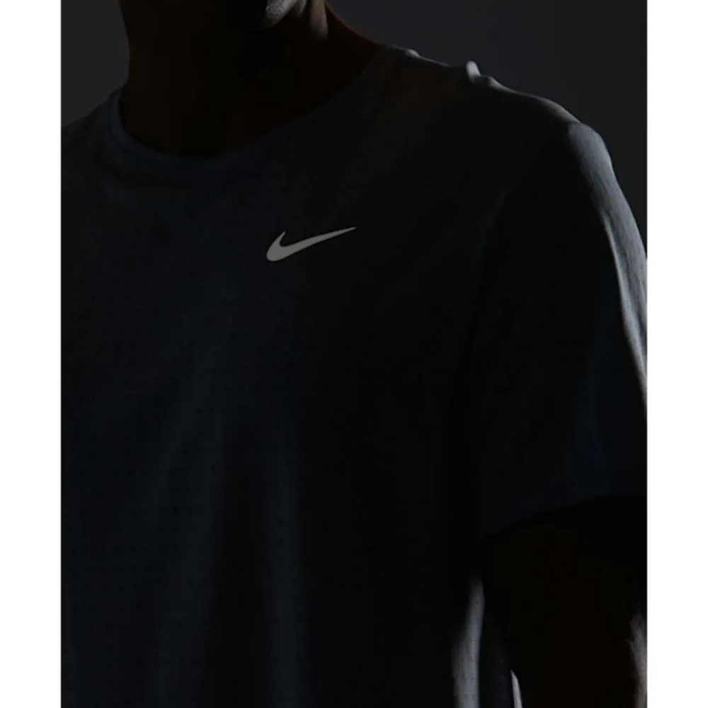 Online Nike Mens Miler Breathe T-Shirt Blue