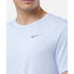 Online Nike Mens Miler Breathe T-Shirt Blue