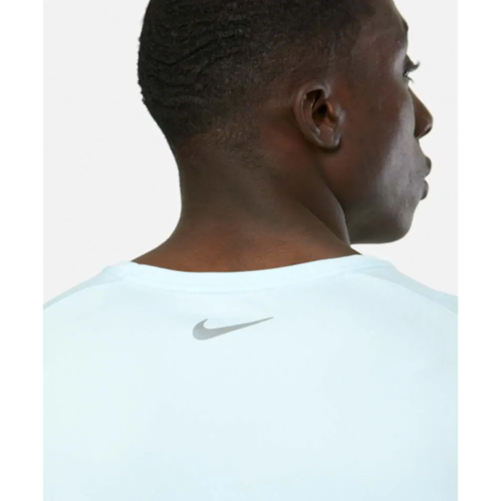 Discount Nike Mens Miler Flash T-Shirt Blue