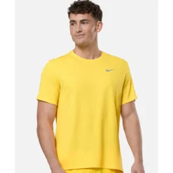 Clearance Nike Mens Miler T-Shirt Yellow