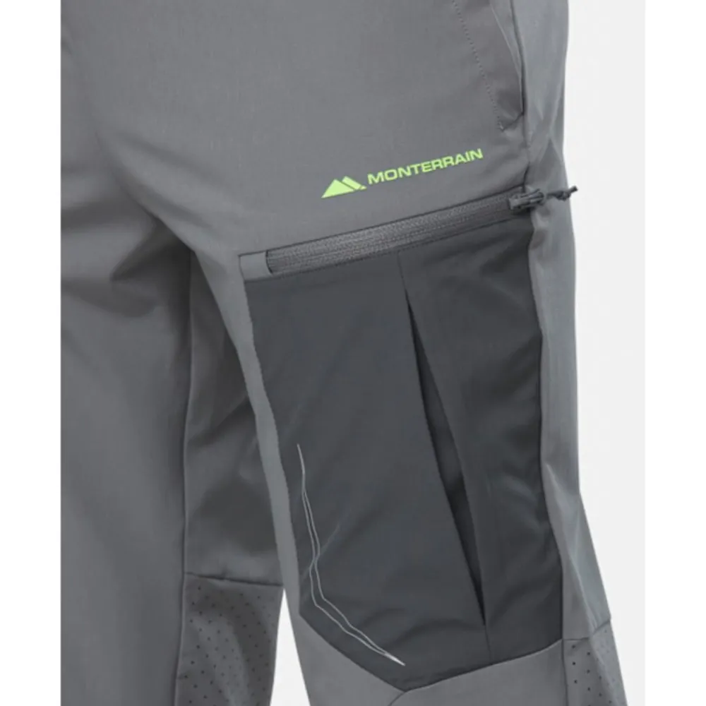 Best Monterrain Mens Orbit Woven Running Pant Grey