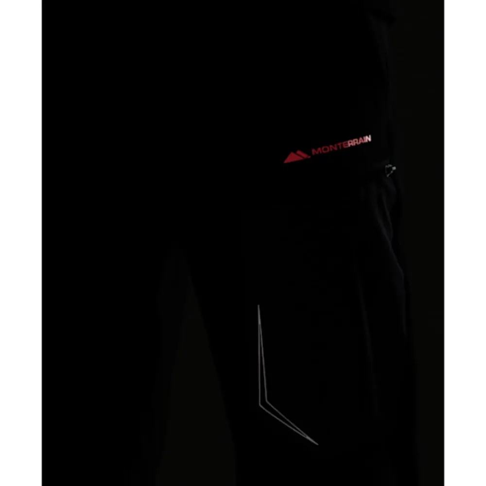 Hot Monterrain Mens Orbit Woven Running Pant Black