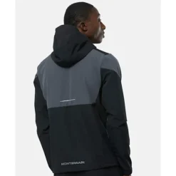 Online Monterrain Mens Orbit Woven Running Full Zip Jacket Black