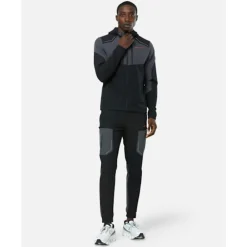 Online Monterrain Mens Orbit Woven Running Full Zip Jacket Black