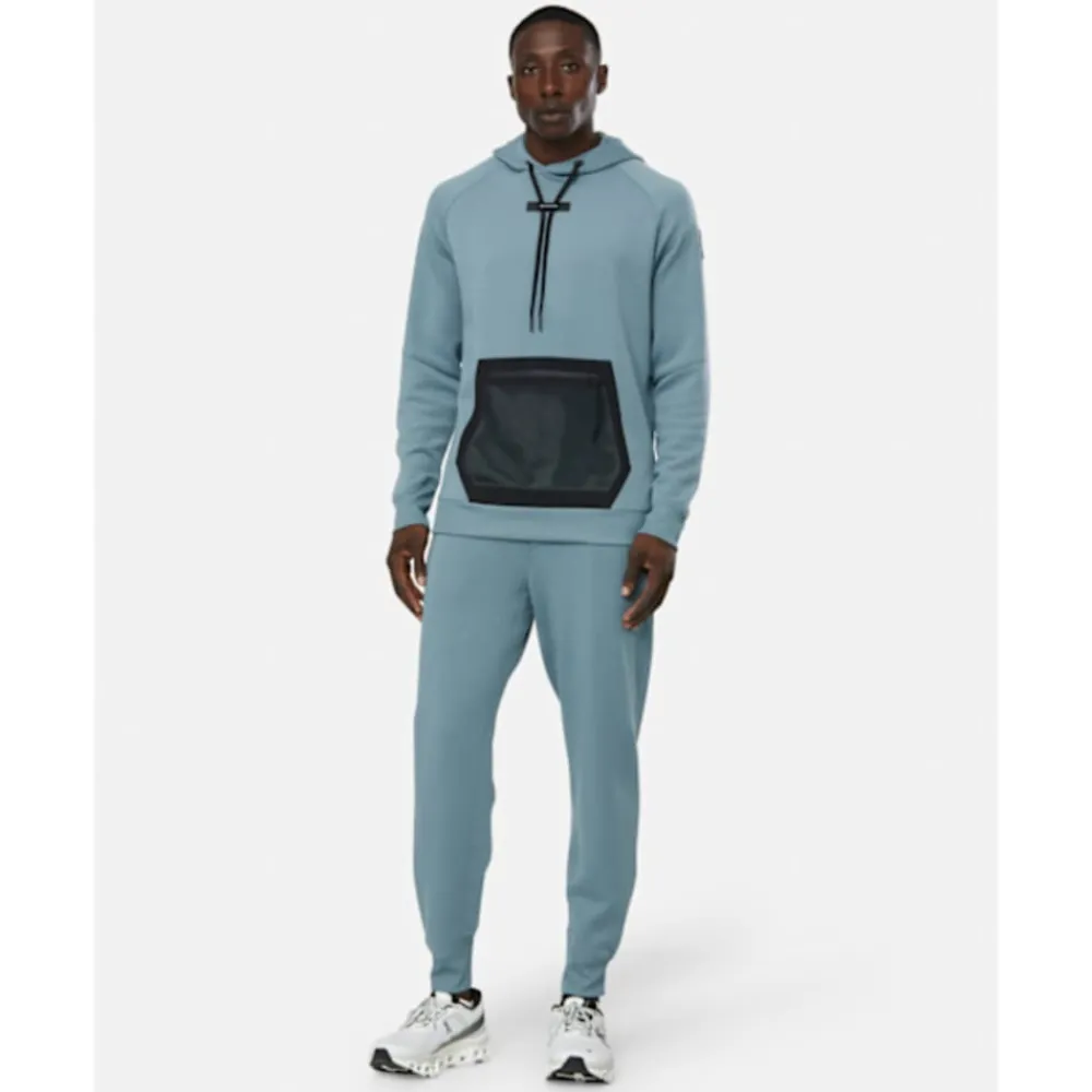 Fashion On Mens Performance Hoodie Blue