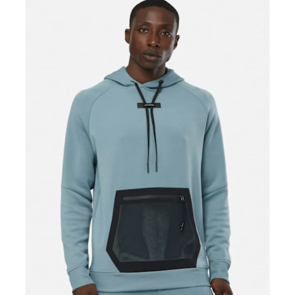 Fashion On Mens Performance Hoodie Blue