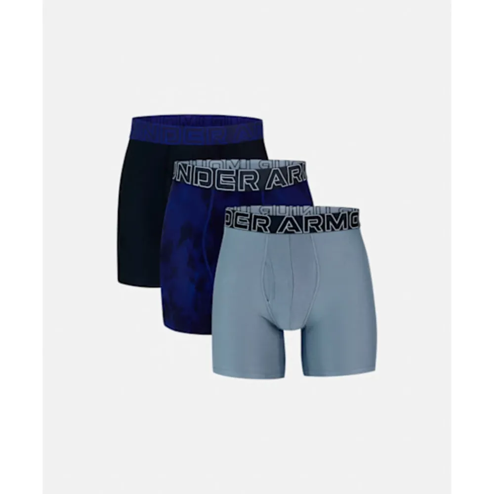 Sale Under Armour Mens Performance Tech Boxers 6inch 3Pack Assorted