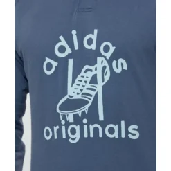 Outlet adidas Originals Mens Rugby Polo Blue