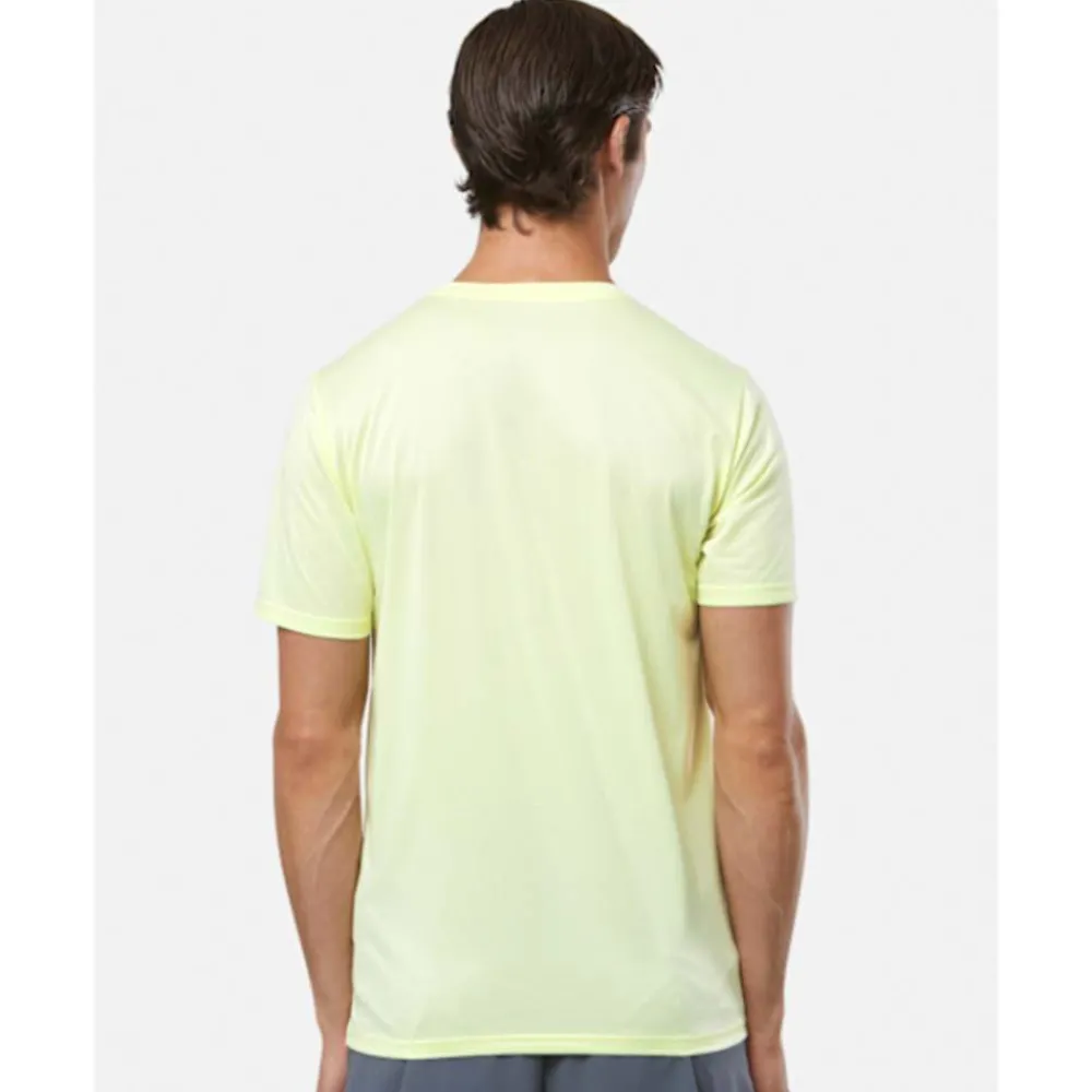 Fashion New Balance Mens Run T-Shirt Yellow