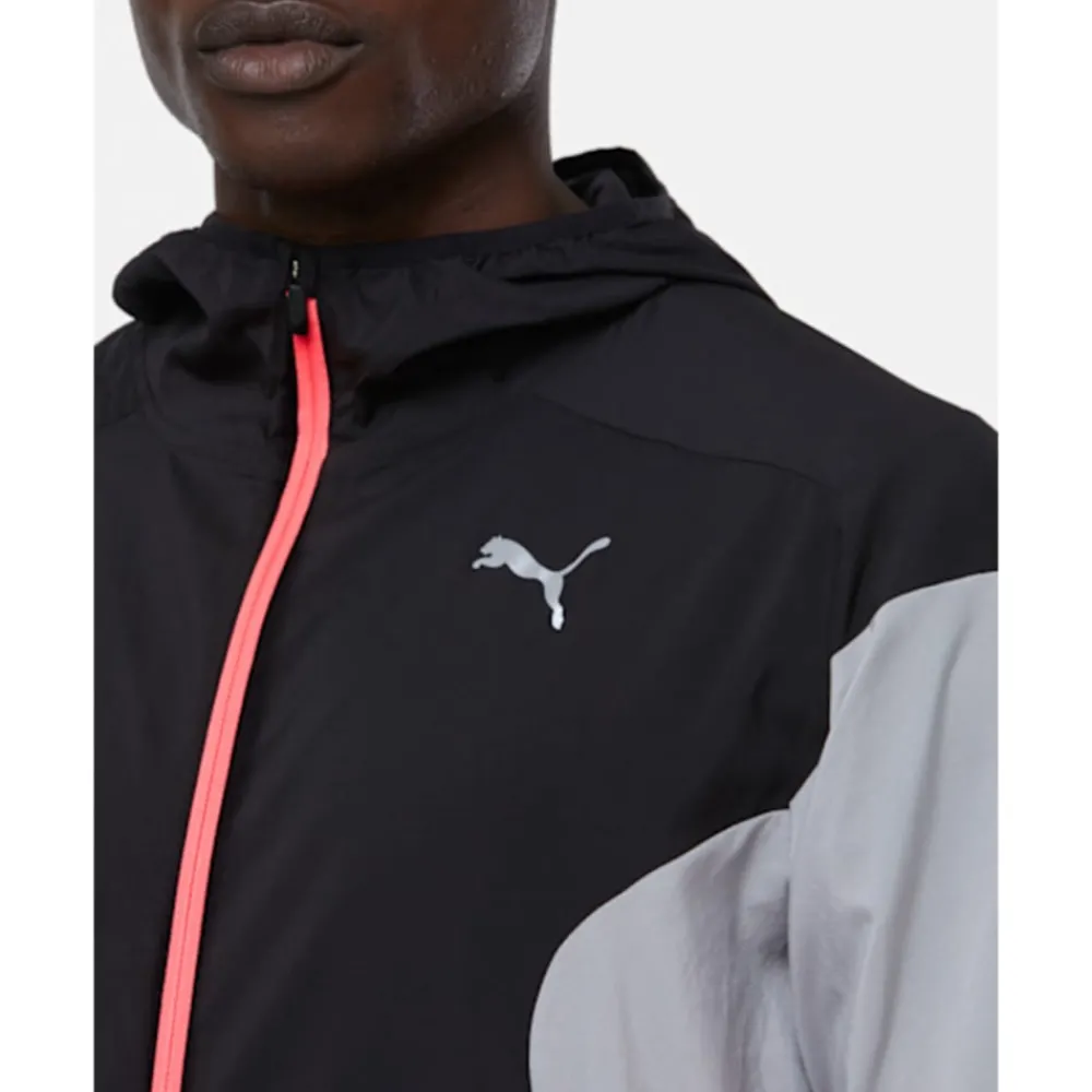 Fashion Puma Mens Run Woven Jacket Black