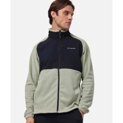 New Columbia Mens Sage Peak Full Zip Top Green