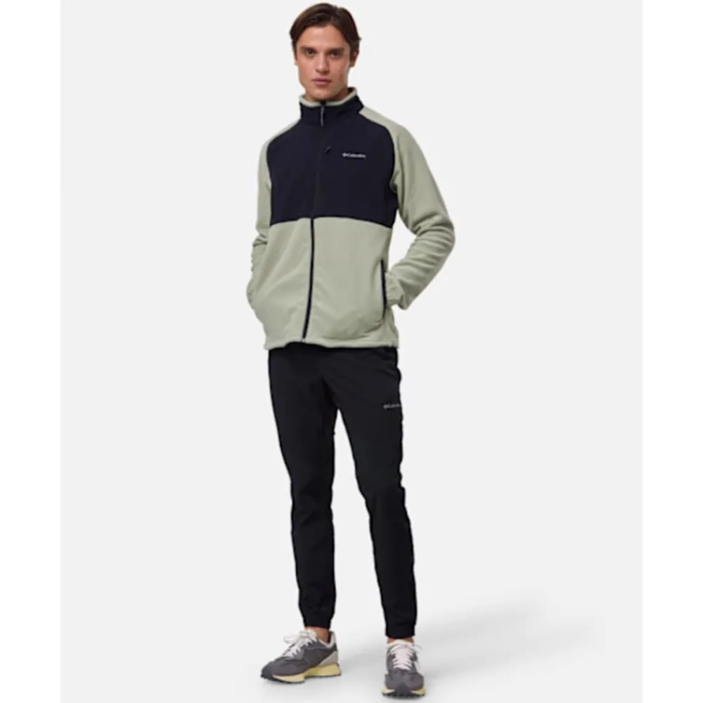 New Columbia Mens Sage Peak Full Zip Top Green