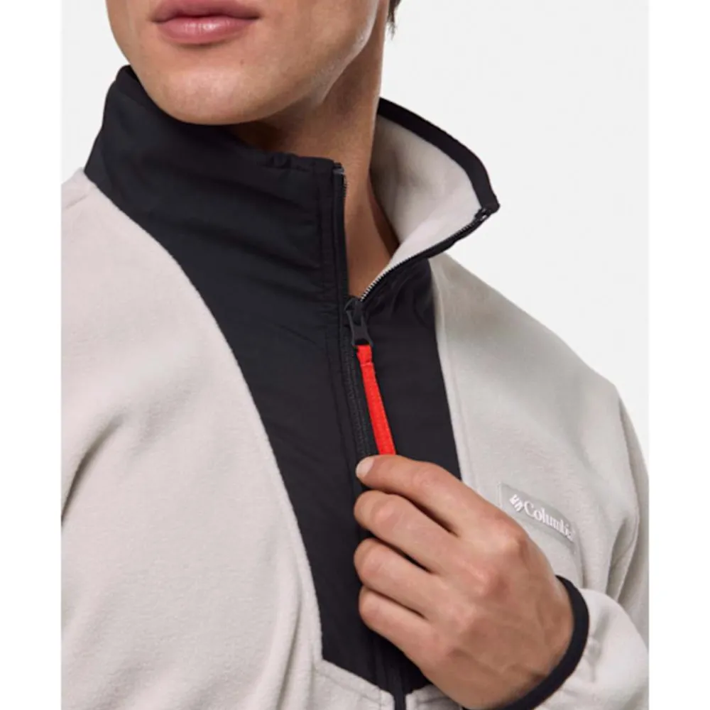Hot Columbia Mens Sequoia Grove Half Zip Top Cream