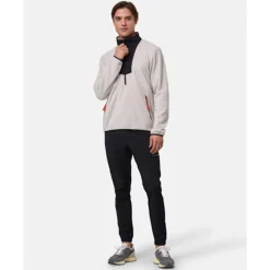 Hot Columbia Mens Sequoia Grove Half Zip Top Cream