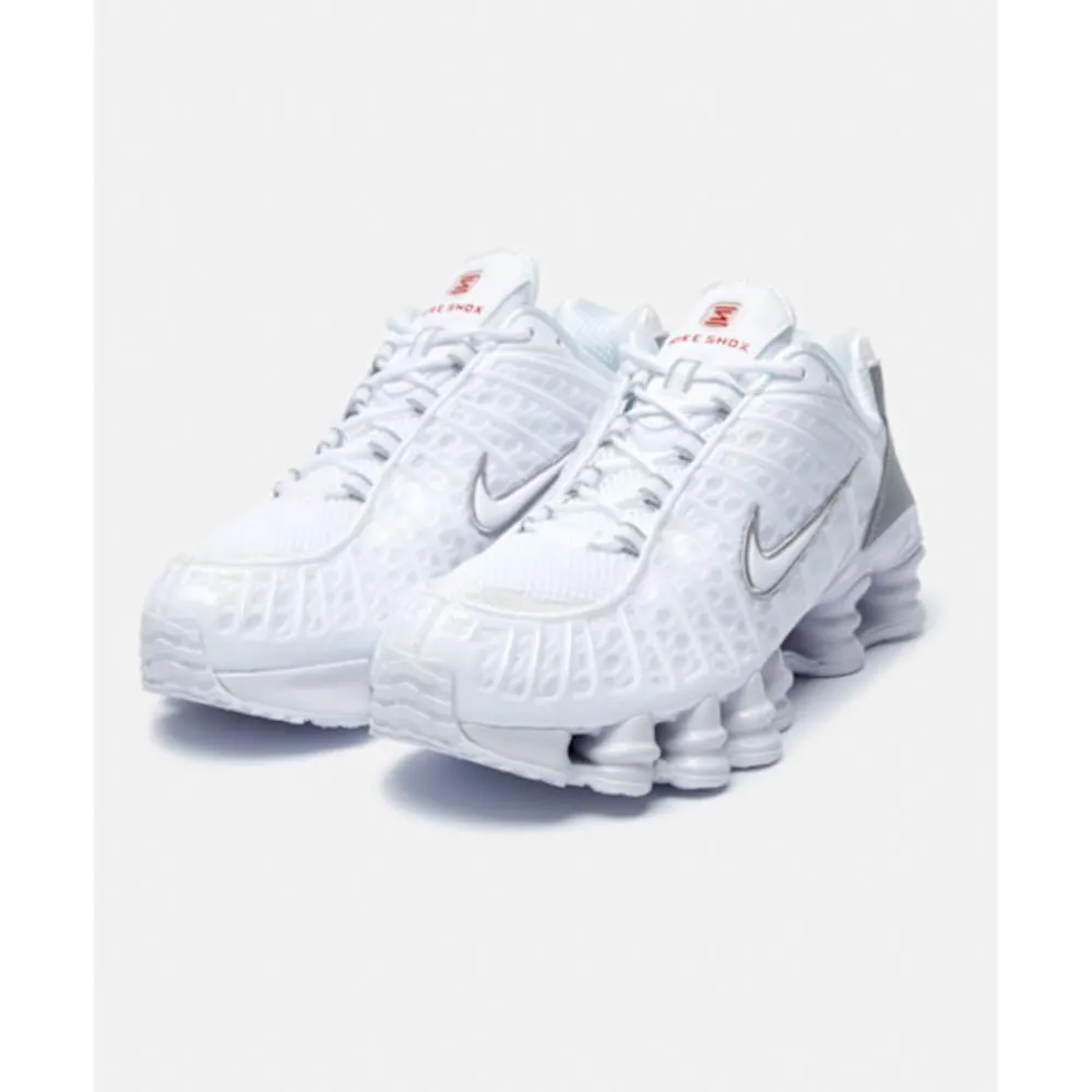 Hot Nike Mens Shox TL White