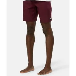 Discount adidas Mens Solid Swim Shorts Red