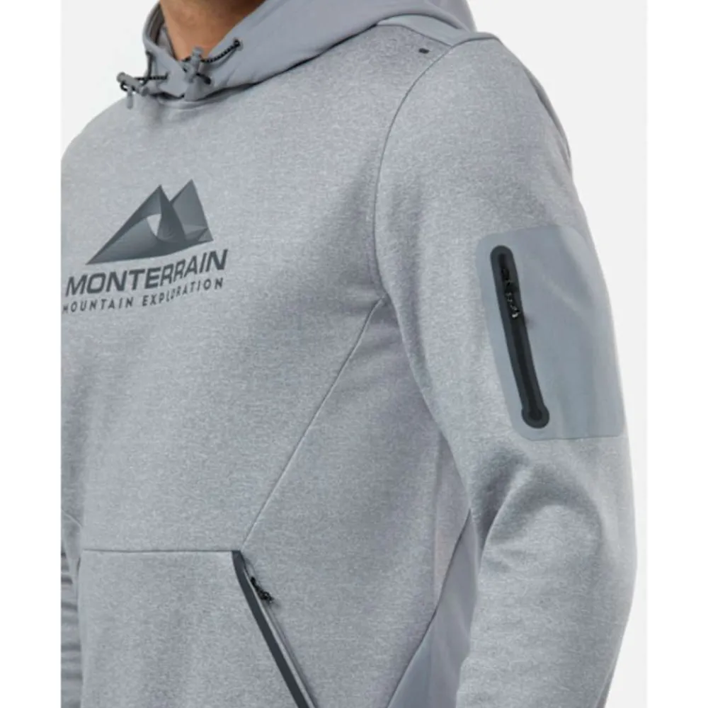 Outlet Monterrain Mens Speed 2.0 Poly Fleece Hoodie Grey