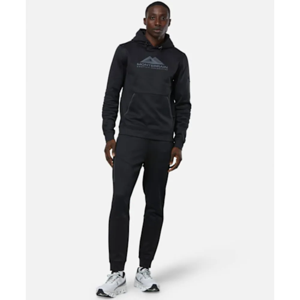 Fashion Monterrain Mens Speed 2.0 Poly Fleece Jogger Black