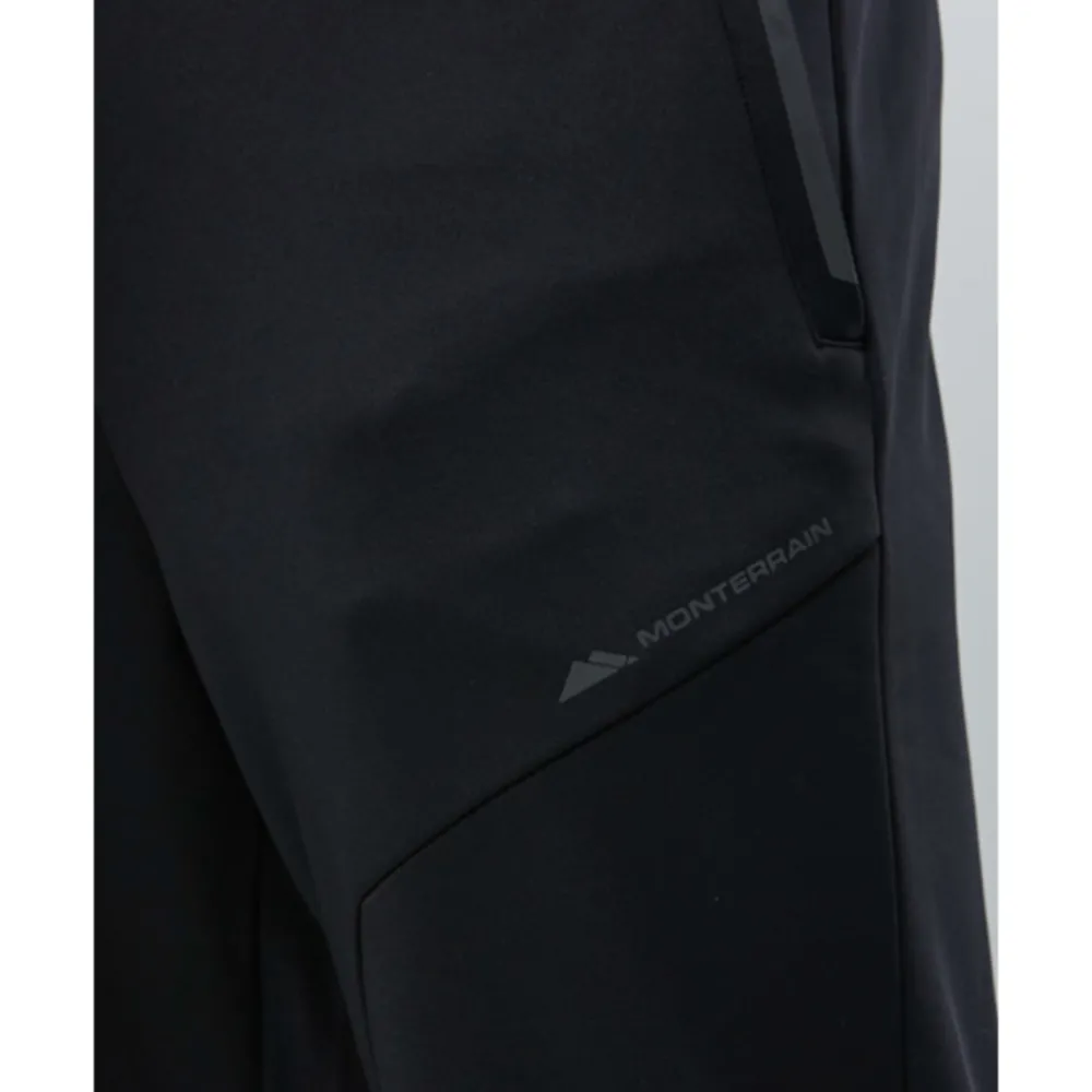 Fashion Monterrain Mens Speed 2.0 Poly Fleece Jogger Black