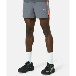 Discount Puma Mens Speed Ultrabreath Woven Short Grey