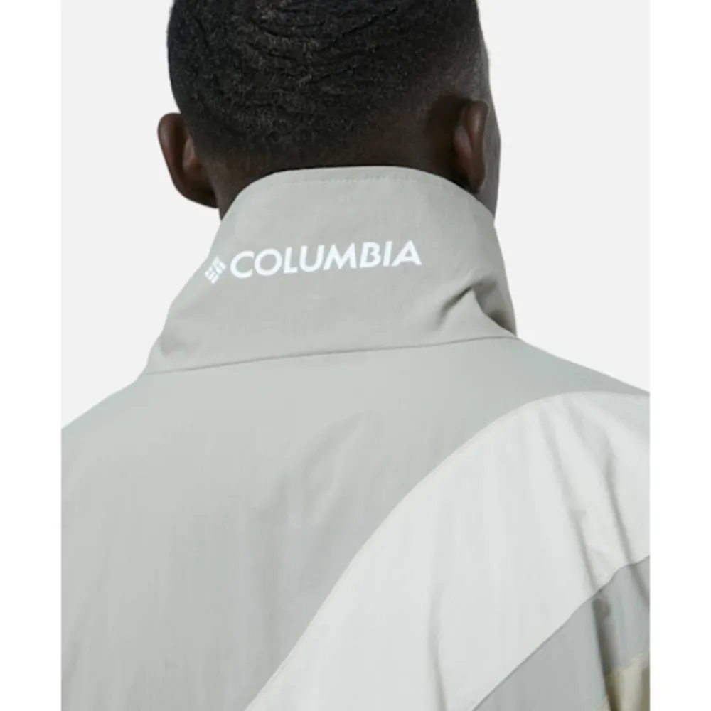Discount Columbia Mens Sport Windbreaker Jacket Cream