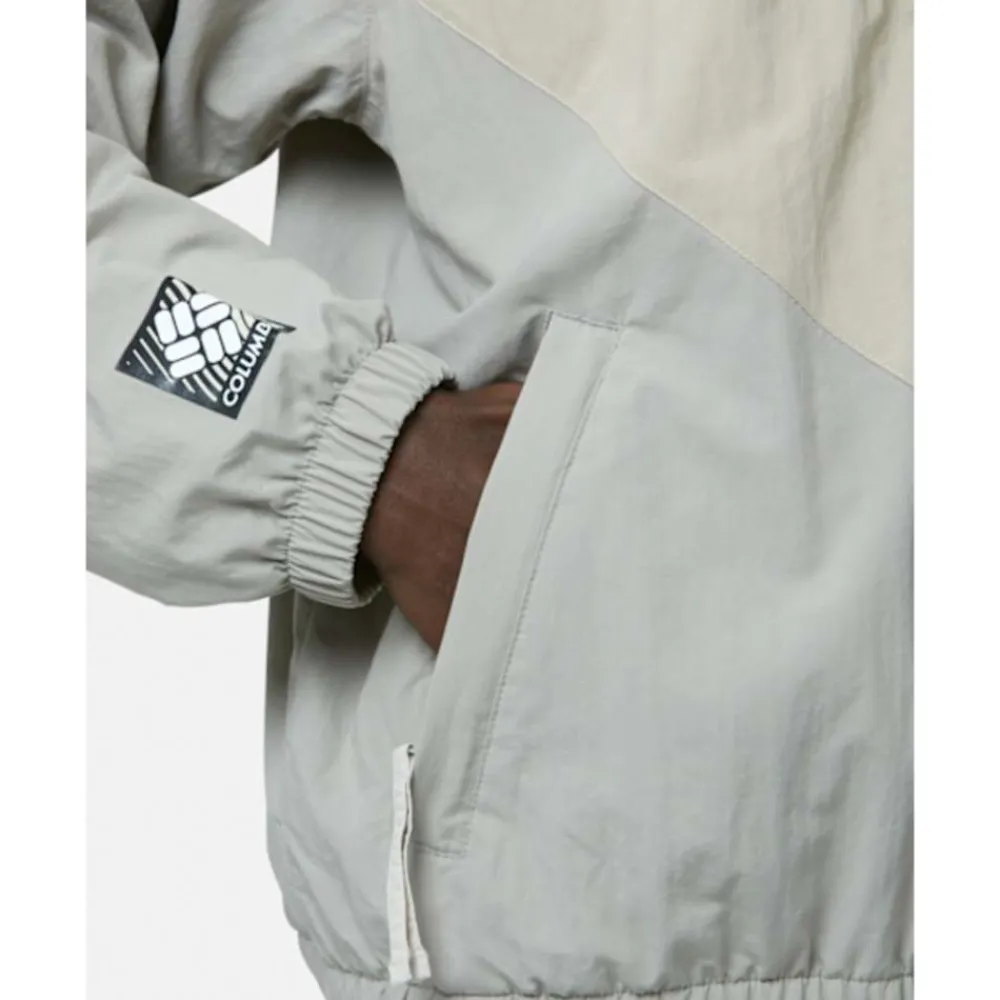 Discount Columbia Mens Sport Windbreaker Jacket Cream