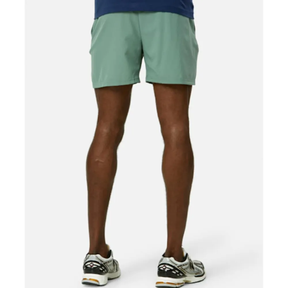 Fashion New Balance Mens Sports Essenials 5 Inch Shorts Green