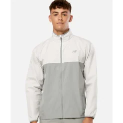 Discount New Balance Mens Sports Essentials Run Jacket Grey