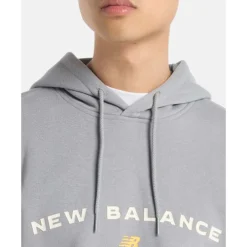 Best New Balance Mens Sportswear 94' Graphic Hoodie Grey