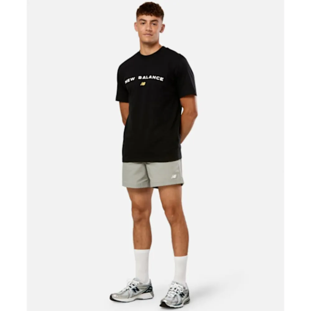 Clearance New Balance Mens Stretch Woven 5 Inch Short Grey