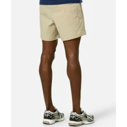 Hot New Balance Mens Stretch Woven 5 Inch Short Cream