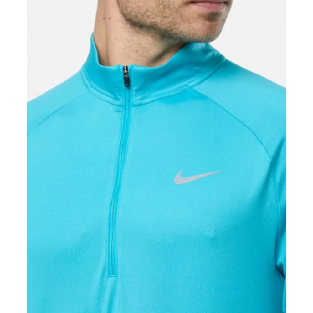 New Nike Mens Stride Half Zip Green